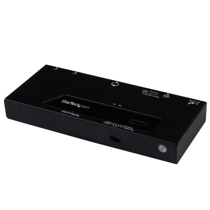 StarTech.com Switch HDMI de 2 Puertos con Conmutado Automático y…