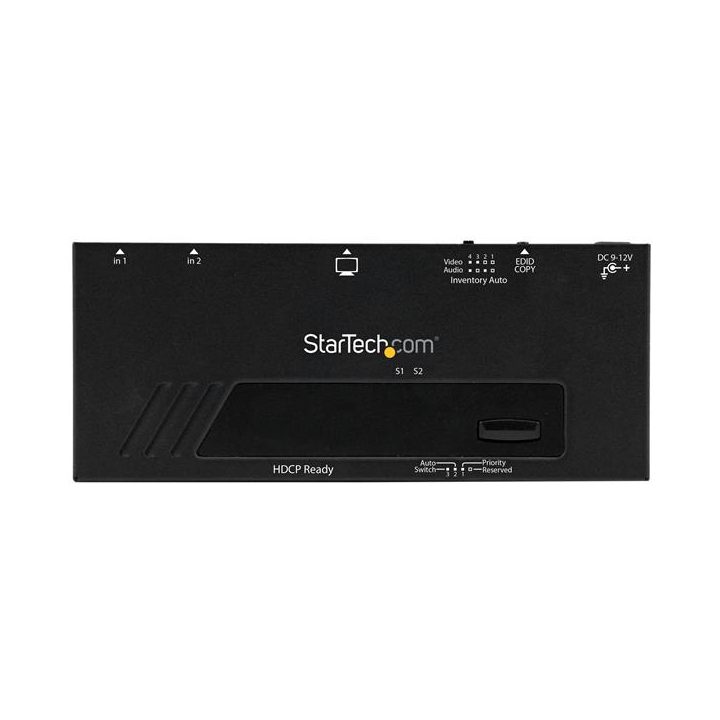 StarTech.com Switch HDMI de 2 Puertos con Conmutado Automático y…