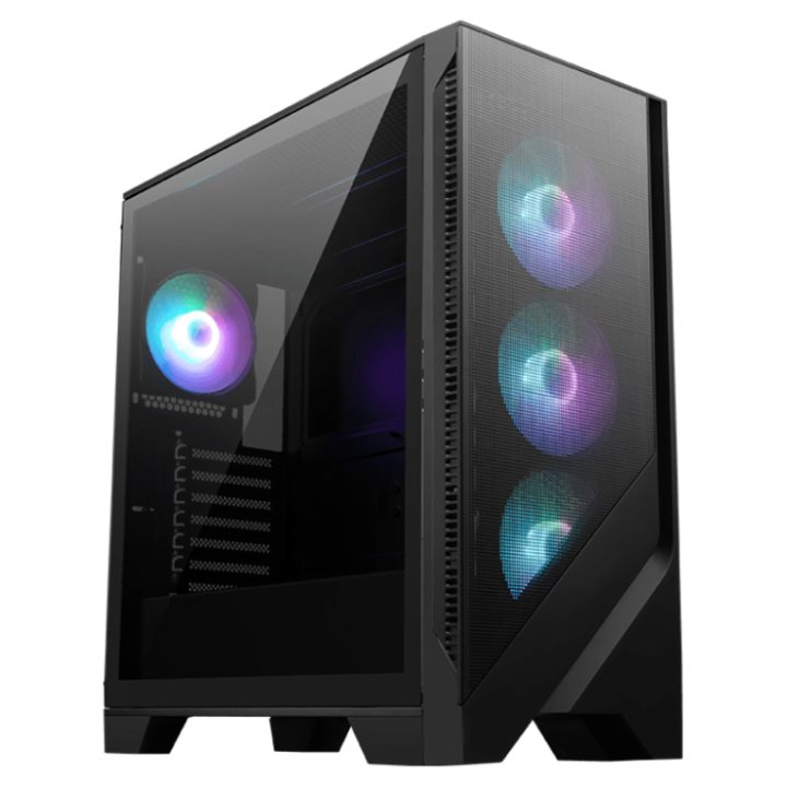 MSI MAG Forge 320R AIRFLOW Micro Torre Negro, Transparente