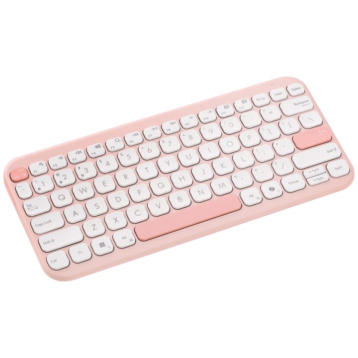 ASUS Marshmallow Keyboard KW100 Home Bluetooth QWERTY Keyboard Pink