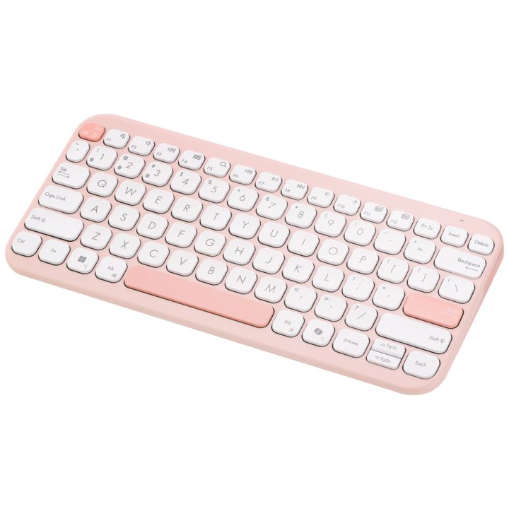 ASUS Marshmallow Keyboard KW100 teclado Hogar Bluetooth QWERTY Rosa