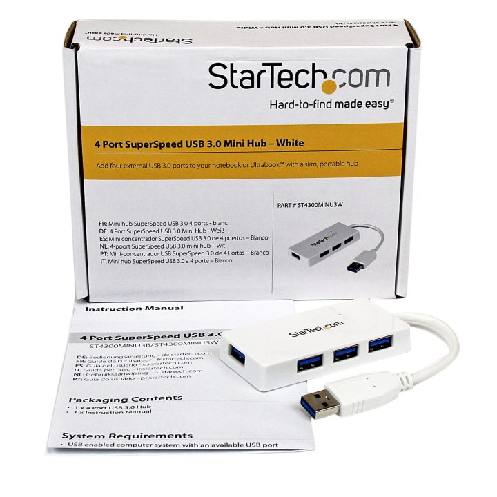 StarTech.com Adaptador Concentrador Hub Ladrón USB 3.0 (5Gbps) Super…