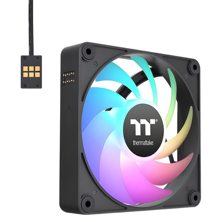 Thermaltake CT120 EX ARGB Ventilador de PC 12 cm Preto, Branco 3…