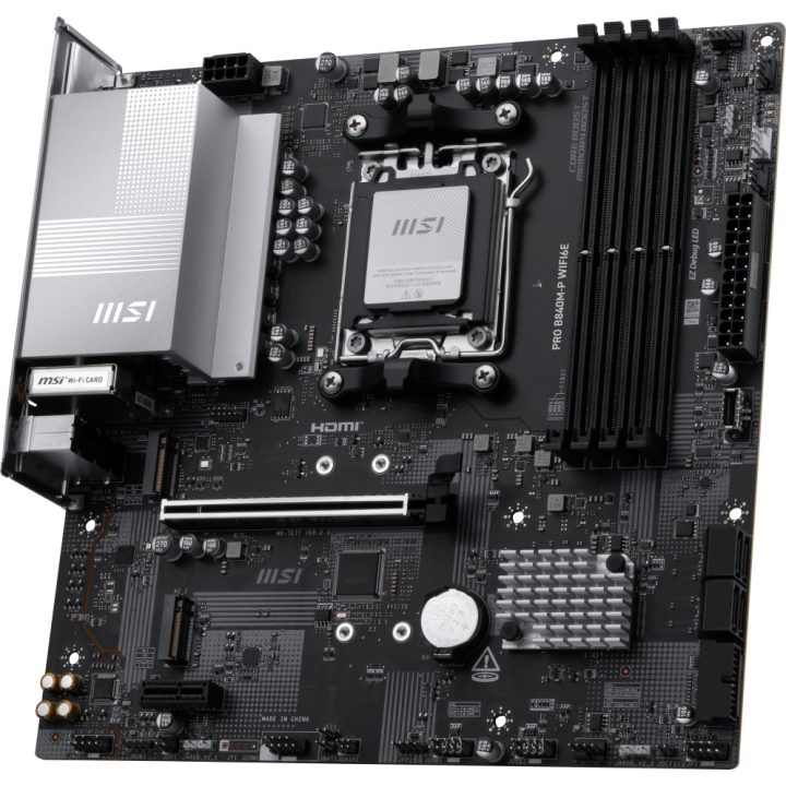 MSI PRO B840M-P WIFI6E motherboard AMD B840 Socket AM5 micro ATX