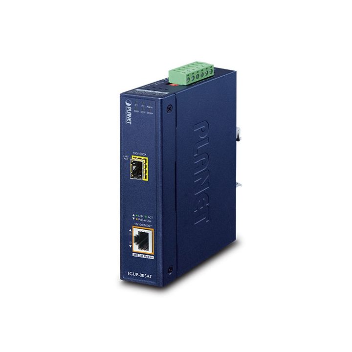 PLANET IGUP-805AT 1000 Mbit/s Media Converter Blue