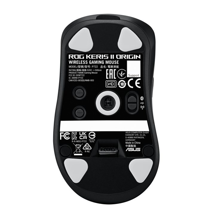 ASUS ROG Keris II Origin BLK rato de jogo para destros RF Wireless +…