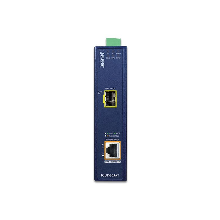 PLANET IGUP-805AT 1000 Mbit/s Media Converter Blue