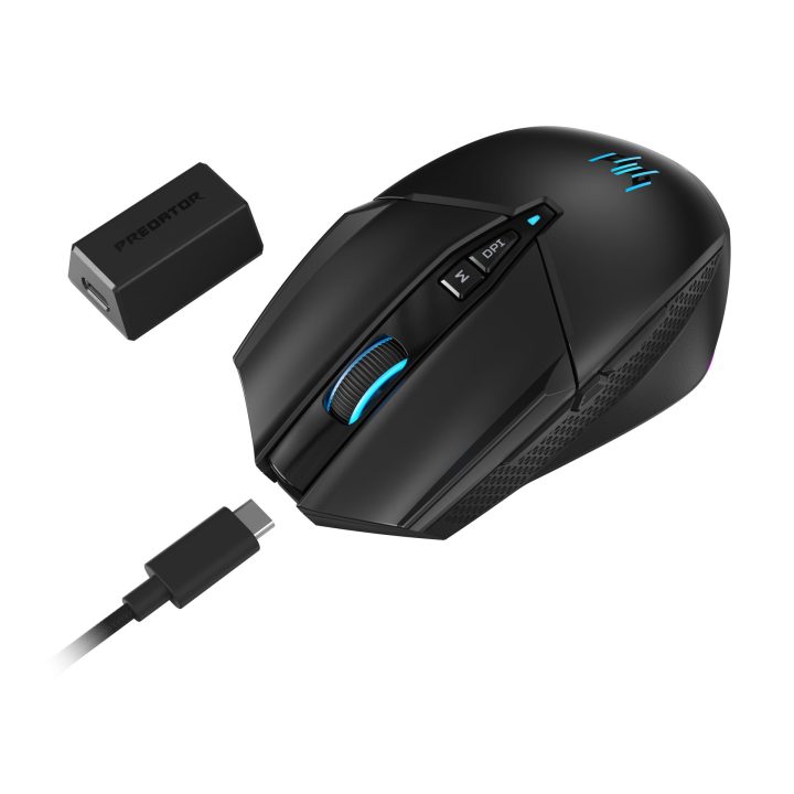Acer Predator Cestus 535 Gaming Mouse Ambidextrous RF Wireless +…