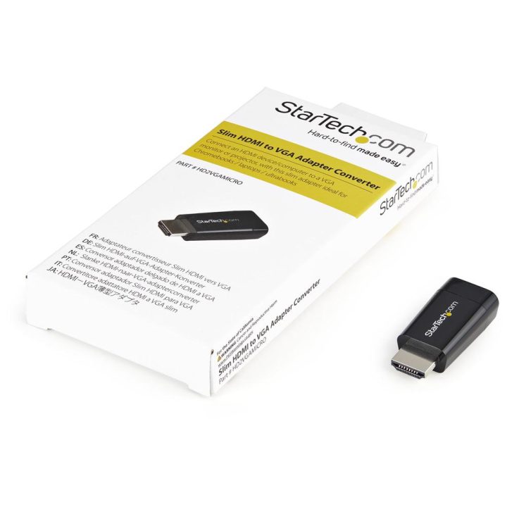 StarTech.com HDMI to VGA Video Converter Adapter - Portable Converter…
