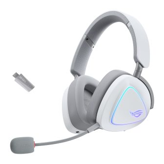 ASUS ROG Delta II wireless and wired over-ear headphones…