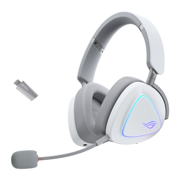 ASUS ROG Delta II wireless and wired over-ear headphones…