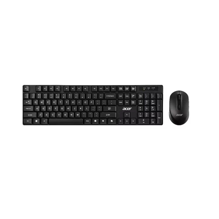 Acer AAK400 Keyboard Mouse Included Office USB Black, Eggplant