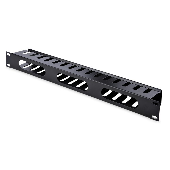 StarTech.com 1U Horizontal Cable Management Panel for Rack with Cover…