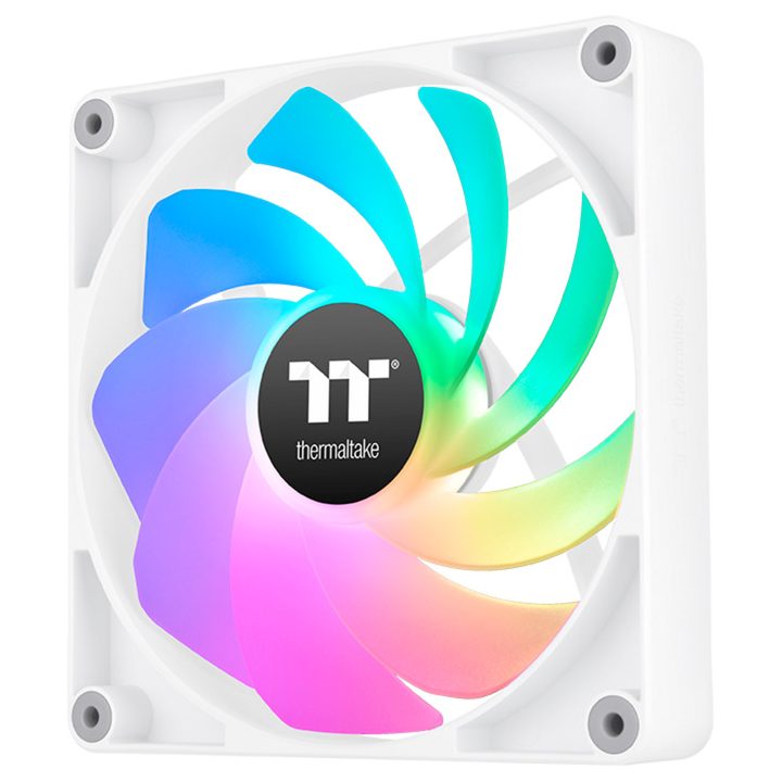 Thermaltake CT120 Reverse ARGB Computer Case Fan 12 cm White 2…
