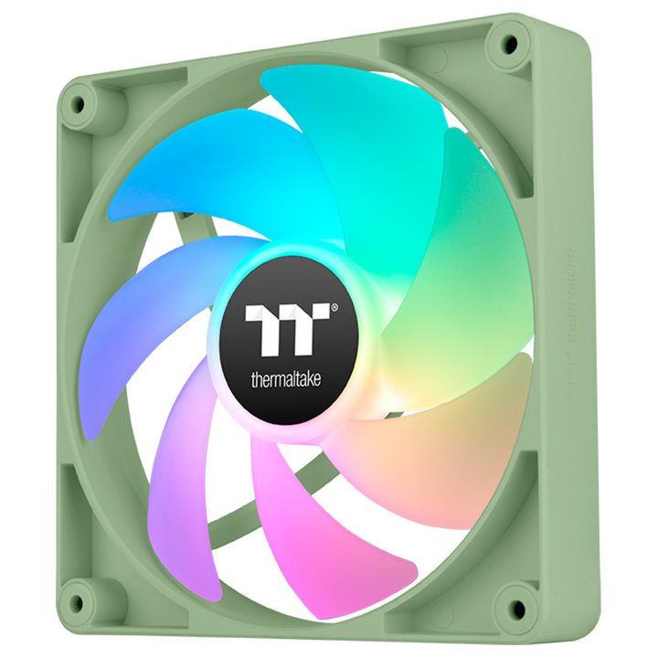 Thermaltake Matcha Green CT120 Computer Case Fan 12 cm Green, White 2…