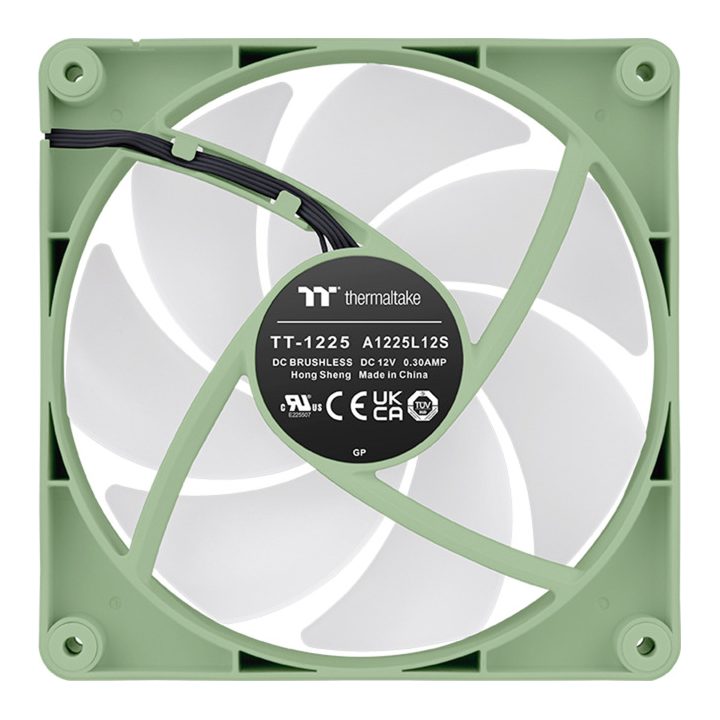 Thermaltake Matcha Green CT120 Computer Case Fan 12 cm Green, White 2…