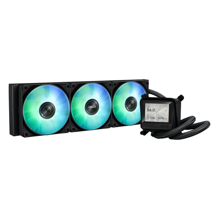 ASUS MAX GAMING LC 360 ARGB LCD All-in-One Liquid CPU Cooler 12 cm…
