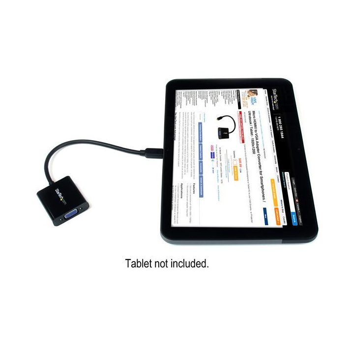 StarTech.com Micro HDMI to VGA Adapter for Smartphones / Ultrabooks /…