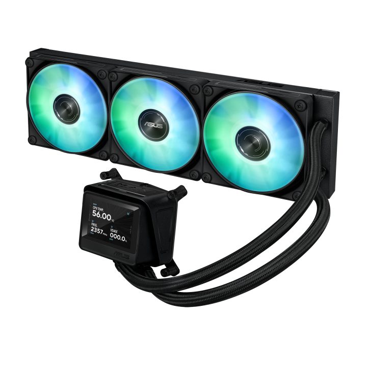 ASUS MAX GAMING LC 360 ARGB LCD All-in-One Liquid CPU Cooler 12 cm…