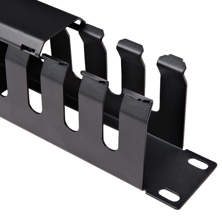 StarTech.com 1U Horizontal Cable Management Panel for Rack with Cover…