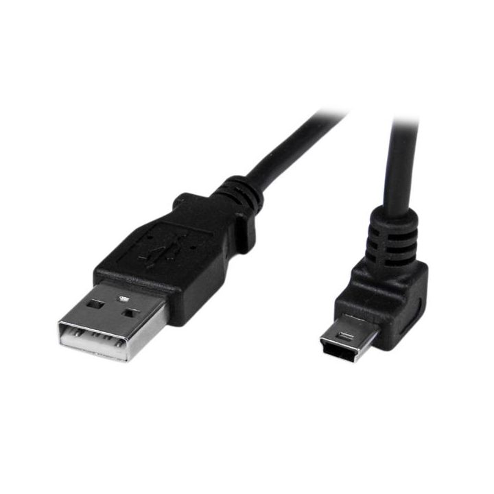 StarTech.com Cabo de 1m Mini USB - A para Mini B em Ângulo para Cima…