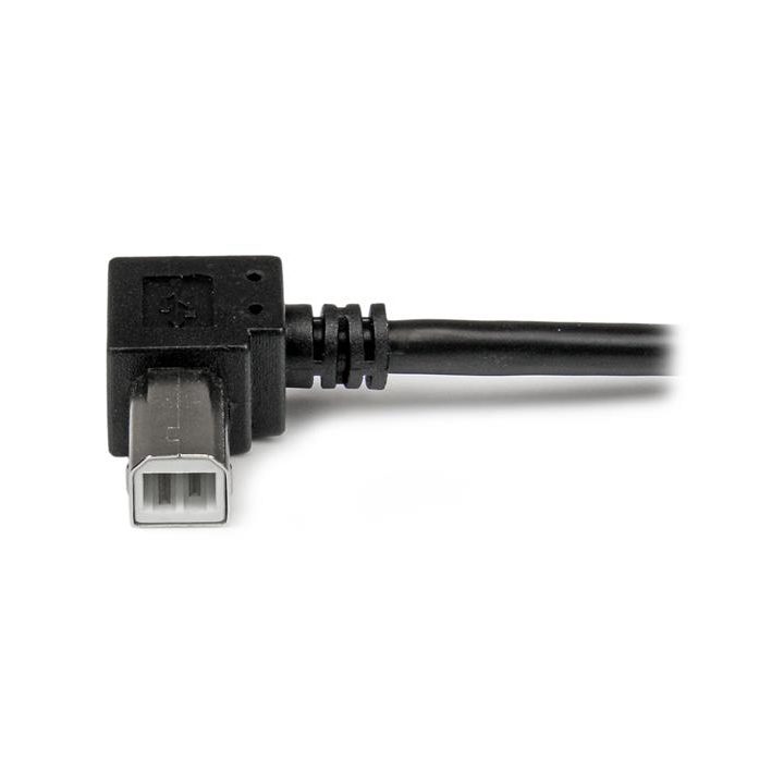 StarTech.com Cable Adaptador USB 2m para Impresora Acodado - 1x USB A…