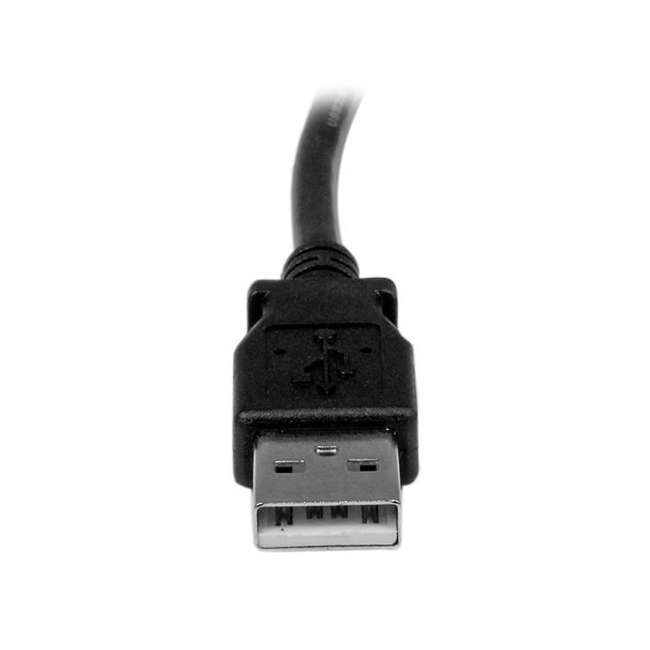 StarTech.com Cable Adaptador USB 2m para Impresora Acodado - 1x USB A…