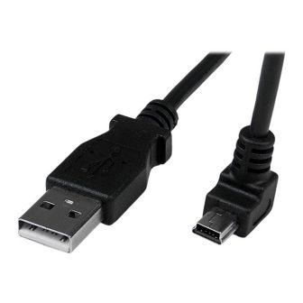 StarTech.com 2m USB A Male to Mini USB B Male Right Angle Down…