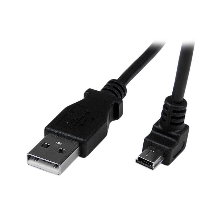 StarTech.com Cabo Adaptador 2m USB A Macho a Mini USB B Macho Acodado…