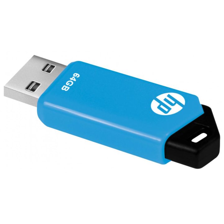 HP v150w 64 GB USB Flash Drive USB Type-A 2.0 Black, Blue