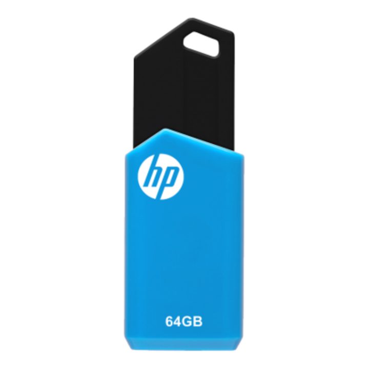 HP v150w 64 GB USB Flash Drive USB Type-A 2.0 Black, Blue