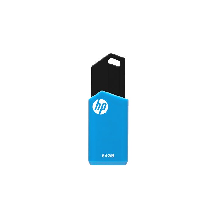 HP v150w 64 GB USB Flash Drive USB Type-A 2.0 Black, Blue