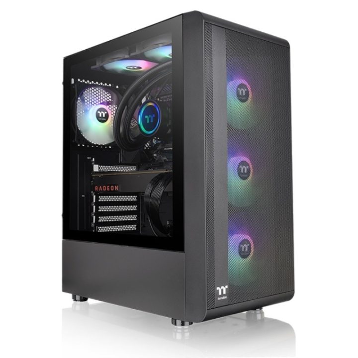 Thermaltake S200 TG ARGB Midi Tower Preto (CA-1X2-00M1WN-00)