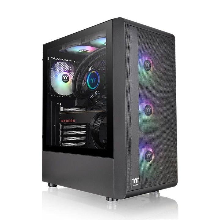 Thermaltake S200 TG ARGB Mid Tower Black (CA-1X2-00M1WN-00)