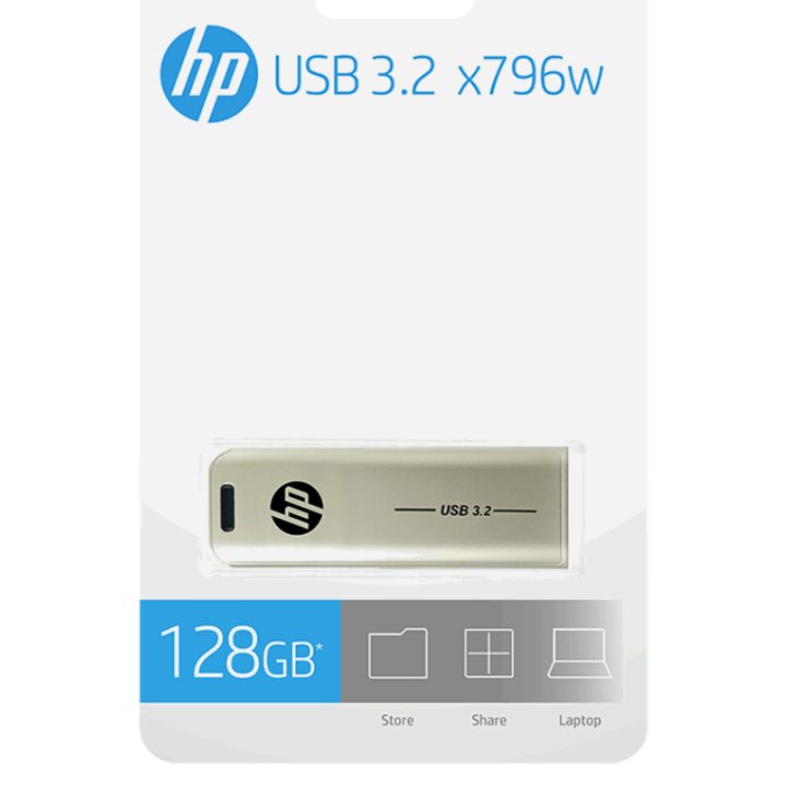 HP x796w unidade flash USB 128 GB USB tipo A 3.2 Gen 2 (3.1 Gen 2)…