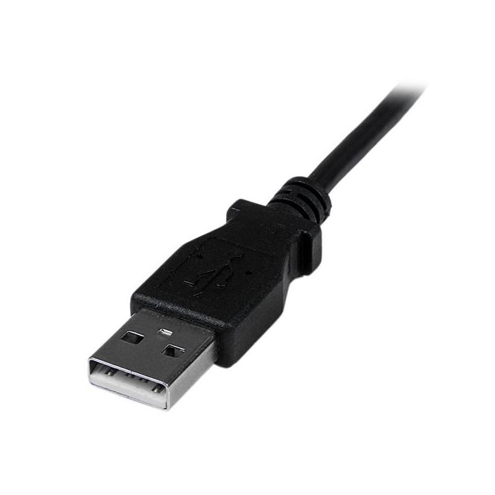 StarTech.com Cabo Adaptador 2m USB A Macho a Mini USB B Macho Acodado…