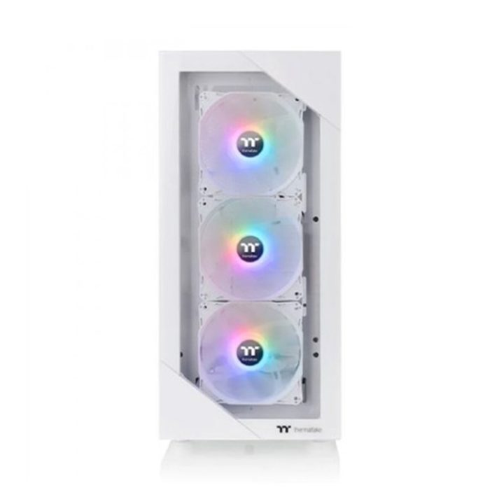 Thermaltake View 200 TG Snow ARGB Mid-Tower Case White…