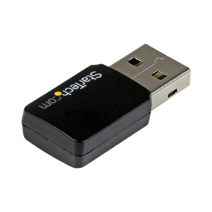 StarTech.com USB 2.0 Wireless-AC Dual Band Mini Network Adapter AC600…
