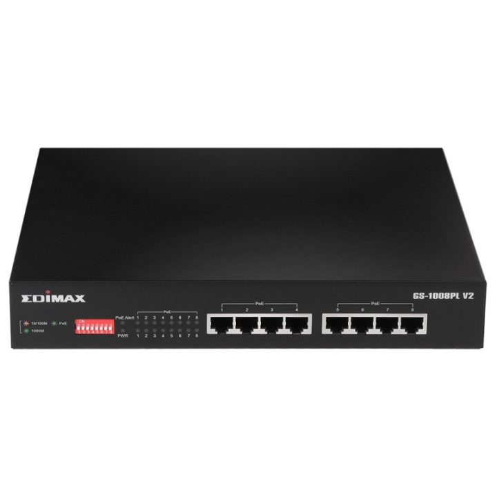 Edimax GS-1008PL V2 8xGbE PoE+ Switch