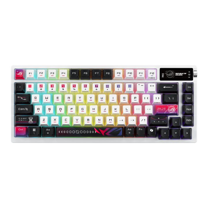 ASUS ROG Azoth X teclado de Jogo USB + RF Wireless + Bluetooth Preto…