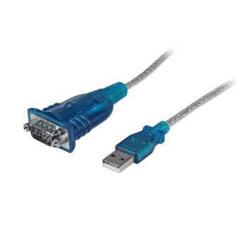 StarTech.com Cable USB a Serie de 1 Puerto DB9 M/M de 0,4m -…