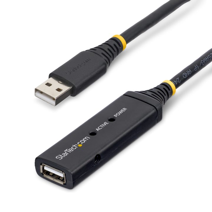 StarTech.com 10m Active Amplified USB 2.0 Extension Cable - USB A…