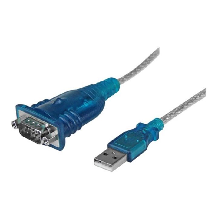 StarTech.com 1-Port DB9 M/M USB to Serial Cable 0.4m - USB to RS232…