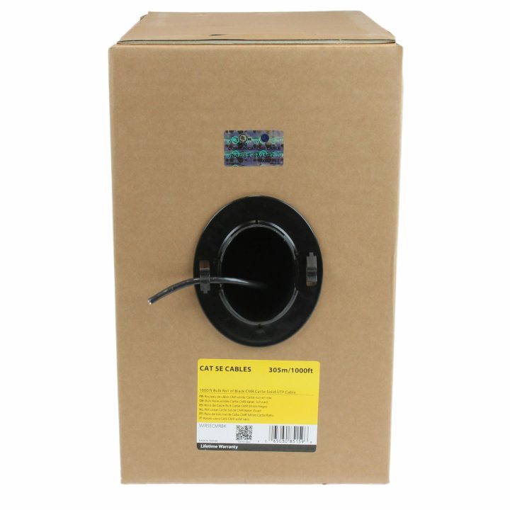 StarTech.com Bulk Cat5e Ethernet Network Cable Reel - 304.8m - Solid…