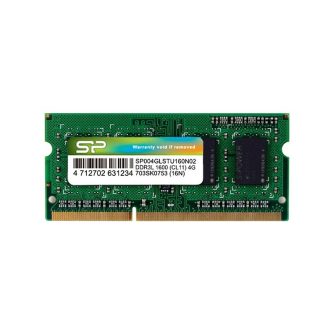 Silicon Power DDR3L 4GB SODIMM 1600 MHz RAM Memory (SP004GLSTU160N02)