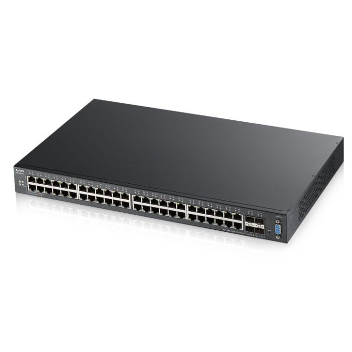 Zyxel XGS2210-52 Gerido L2 Gigabit Ethernet (10/100/1000) 1U Preto
