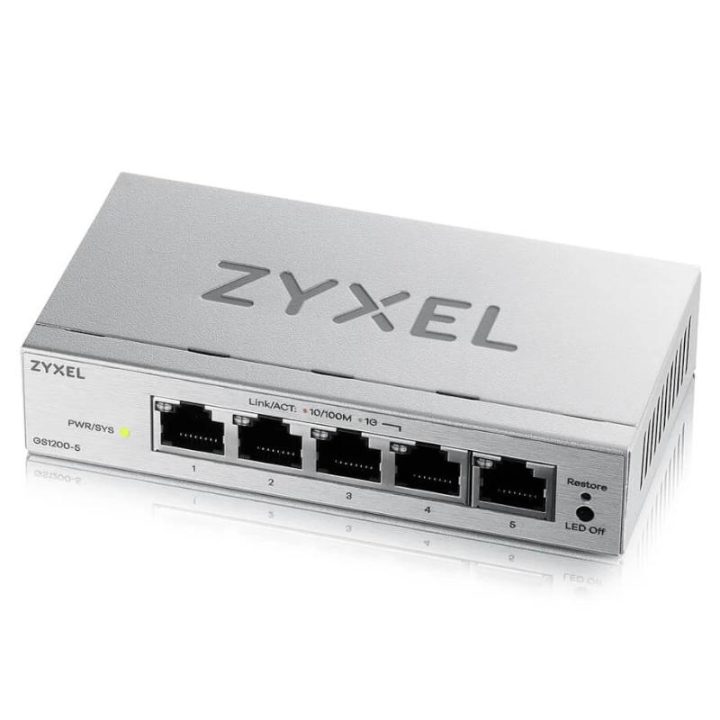 Zyxel GS1200-5V3 Gestionado L2 Gigabit Ethernet (10/100/1000)…