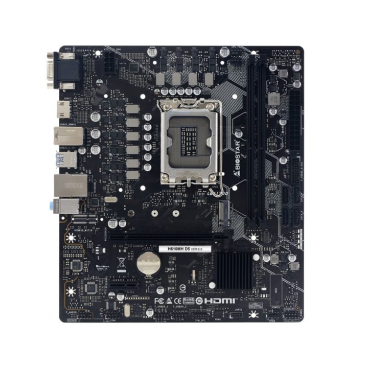 Biostar H610MH D5 mATX Motherboard LGA1700