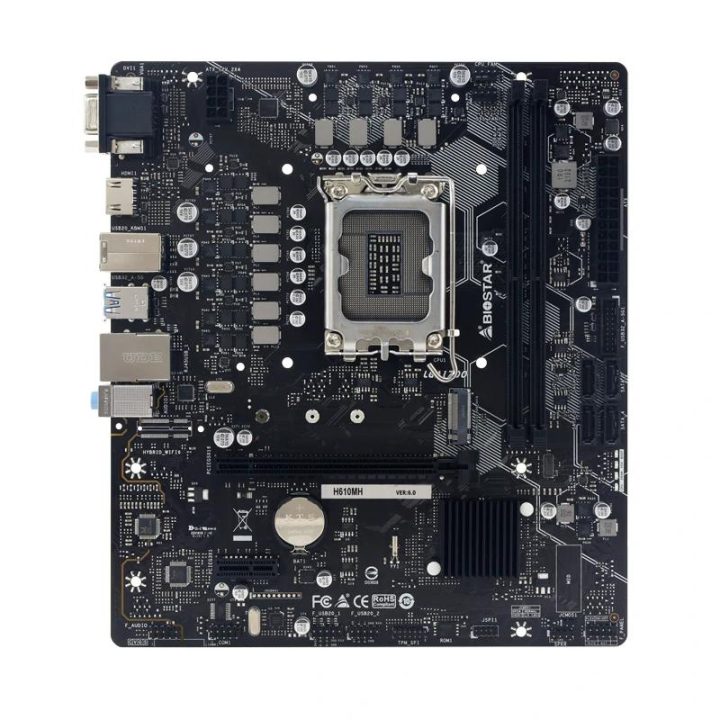 Biostar Motherboard H610MH D5 mATX LGA1700