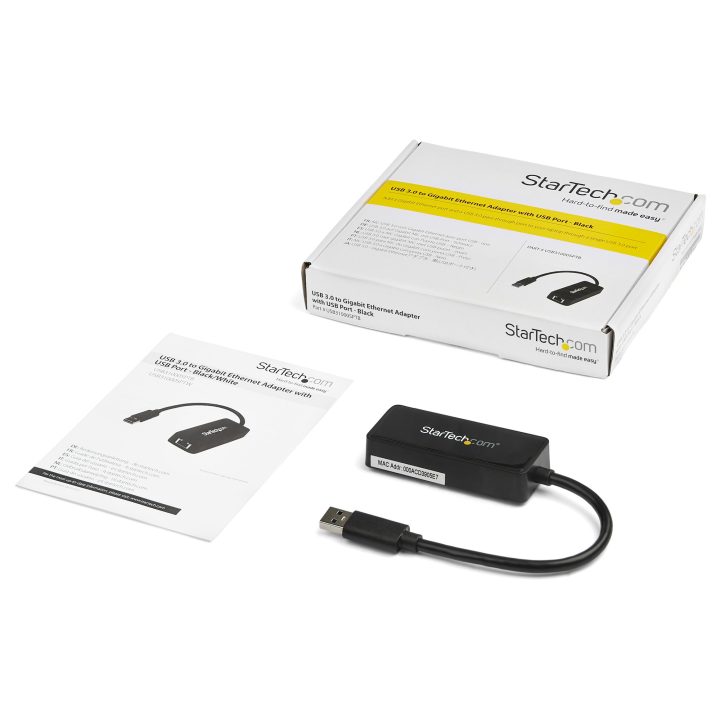 StarTech.com USB 3.0 Ethernet Network Adapter - USB NIC Adapter - USB…